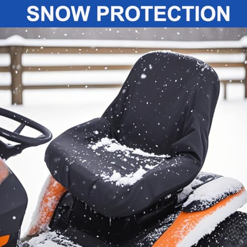 Tractor Seat Cover Waterproof,Large Universal Rainproof Seat Cover - size: large