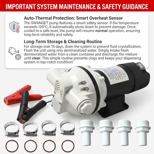 12V DEF Pump Diesel Exhaust Fluid Transfer Pump 10.6 GPM DC