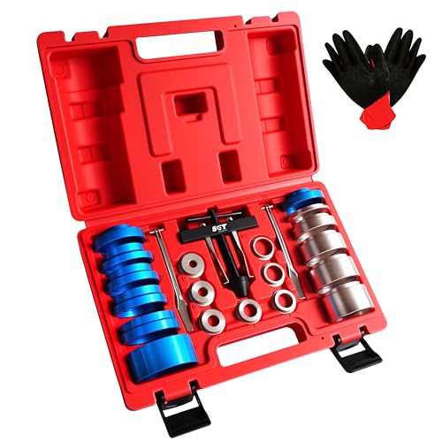 SGT 22pcs Crank Bearing Camshaft Seal Installer and Remover Set - color: Red