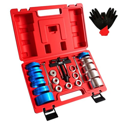 SGT 22pcs Crank Bearing Camshaft Seal Installer and Remover Set - color: Red