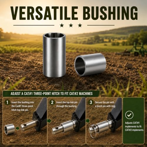 Cat 1&2 Easy Change Quick Hitch Main Pin Kit for 3 Point Hitch Implements