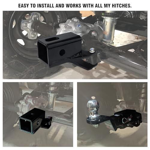 Heavy Duty 2 Inch ATV Hitch Receiver for Honda Rancher Rubicon Foreman