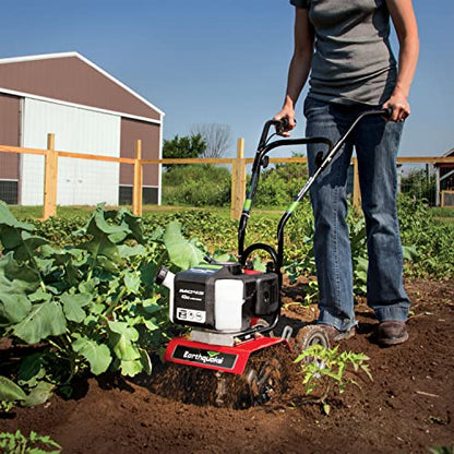 Earthquake MC43 Cultivator, 43cc 2-Cycle Viper Engine, 6-10” Adjustable Width, 8” Max Depth, Overhand Handlebars, Lightweight, U.S. Based Customer Service - style: MC43 43cc