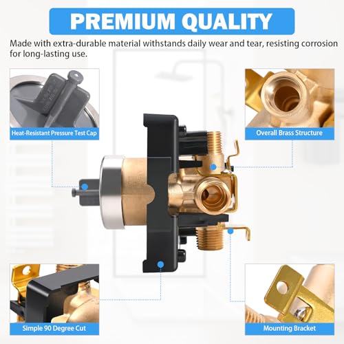 R10000-UNWS MultiChoice Tub and Shower Rough-In Valve Body - style: R10000-UNWS