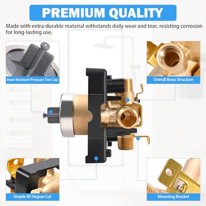 R10000-UNWS MultiChoice Tub and Shower Rough-In Valve Body - style: R10000-UNWS