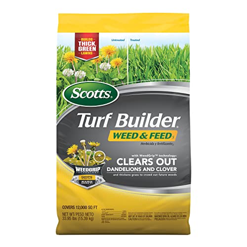 Scotts Turf Builder Weed & Feed5, 33.95 lbs. - size: 12,000 sq. ft.