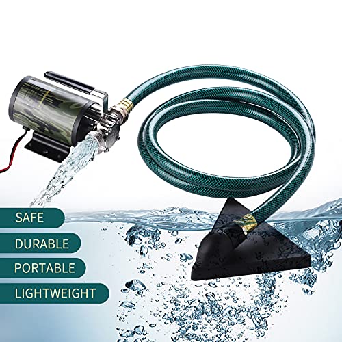 TIGEROAR 12V Water Pump 330 GPH Utility Pump for Vehicle Water Transferring