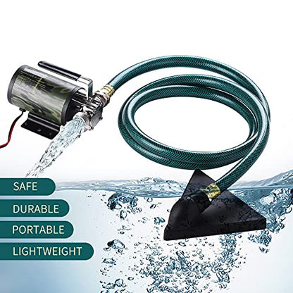 TIGEROAR 12V Water Pump 330 GPH Utility Pump for Vehicle Water Transferring