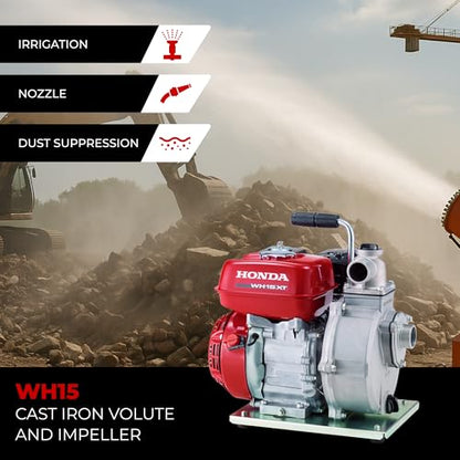 Honda WH15 1 1/2-Inch High Pressure Water Pump (WH15XT2A)