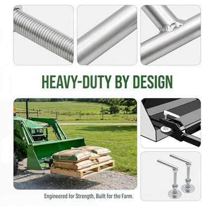 Clamp On Pallet Fork Bolts, Grade 8.8 Galvanized Steel