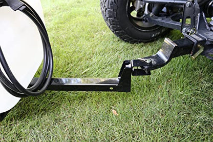 Master Mfg 36-Gallon Premium Pull-Behind Trailer Broadcast Sprayer - 10ft Swath, 3.0GPM, 60PSI Max