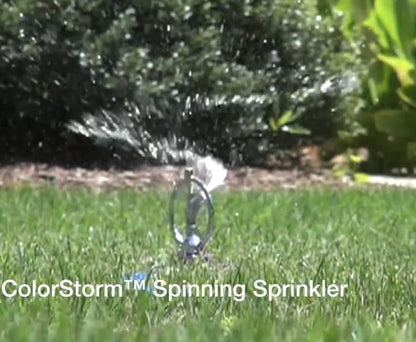Dramm 15071 ColorStorm Spinning Sprinkler, Red - color: Red