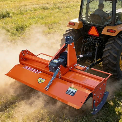 3 Point Rotary Tiller Attachment, Fits Cat 1 Tractors - size: 42 Inch