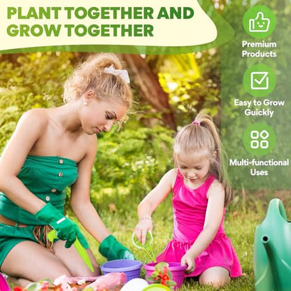 Seed Planter Tool, Seed Dibber, Seed Dispenser, Light Green, 2 Pcs - color: Light Green, 2 Pcs
