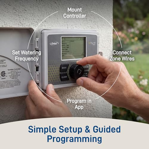 Orbit B-hyve Smart Indoor/Outdoor Sprinkler Controller - 12-Zone - App Controlled Smart Controller with Custom Irrigation Schedules - Weatherproof Multi-Zone Sprinkler System - 57950 - size: 12-Zone
