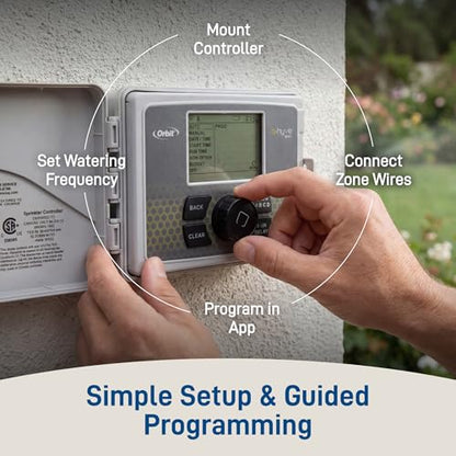 Orbit B-hyve Smart Indoor/Outdoor Sprinkler Controller - 12-Zone - App Controlled Smart Controller with Custom Irrigation Schedules - Weatherproof Multi-Zone Sprinkler System - 57950 - size: 12-Zone