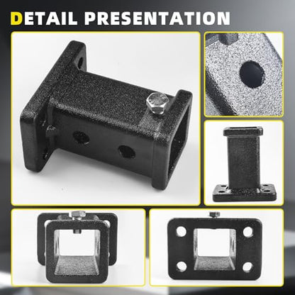 Flylin Trailer Hitch Adapter, for Bolt-On 2" Receiver Tube