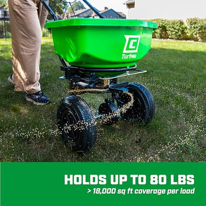 CHAPIN 89000A TurfPro 80 lb Lawn Spreader, Push, Seed and Fertilizer - style: 80Lbs