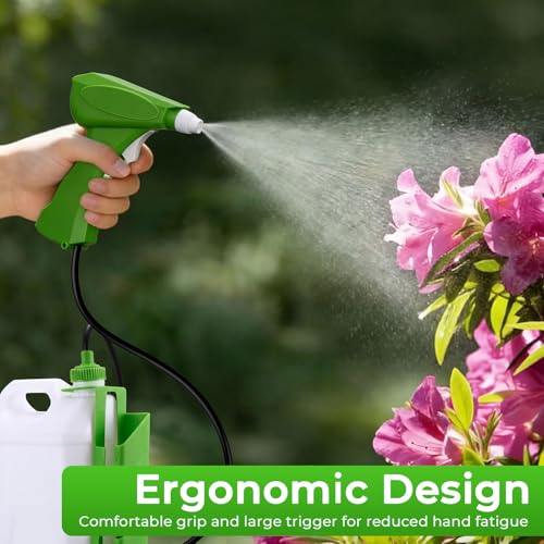 1 Pack Battery Powered Weed Sprayer Wand, 38mm Cap for 1 Gallon Jugs