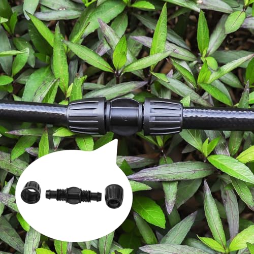 MIXC 1/2 Inch Drip Irrigation Fittings Barbed Coupling 6 Pack - size: 1/2" Barbed Coupling