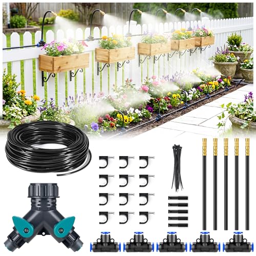 HIRALIY 33FT Garden Watering Kit for Small Gardens - size: 33FT