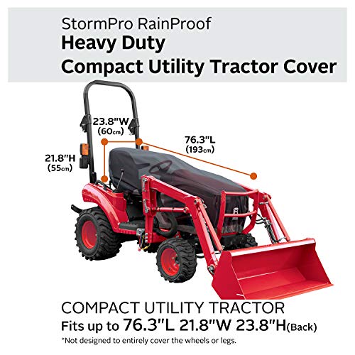 Classic Accessories StormPro Waterproof Heavy-Duty Compact Utility Tractor Cover