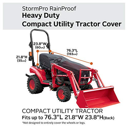 Classic Accessories StormPro Waterproof Heavy-Duty Compact Utility Tractor Cover