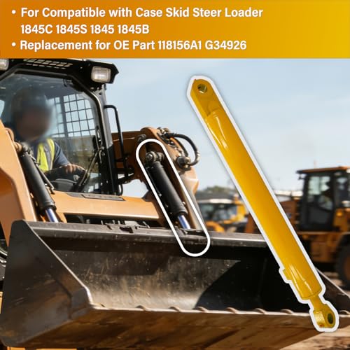 Hydraulic Tilt Cylinder 118156A1 for Case Skid Steer Loader 1845 - size: For Case IH