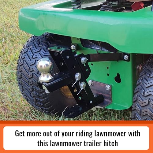 ECOTRIC Lawn Mower Trailer Towing Hitch fit for John Deere Cub Cadet