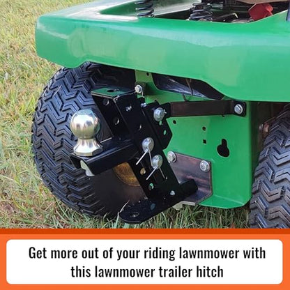 ECOTRIC Lawn Mower Trailer Towing Hitch fit for John Deere Cub Cadet