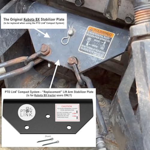 Compact System - Lift Arm Stabilizer Replacement Plate Kit (Required for BX Tractors Only) - style: Lift Arm Stabilzer Replacement Plate Kit (Required for BX Tractors Only)