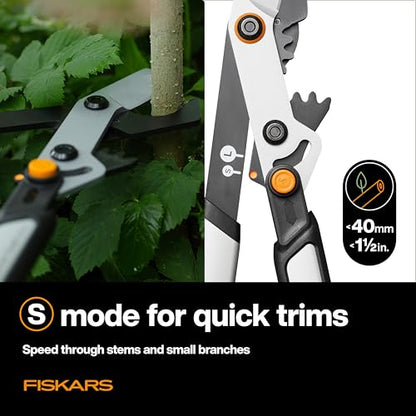 Fiskars 32" DualAction 2-in-1 Loppers, 2" Cut Capacity, Dual Cutting Modes - style: 32" 2-in-1 Bypass