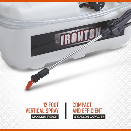 Ironton 12-V ATV Spot Sprayer, 5-Gal. Capacity, 1 GPM Flow Rate - size: 5 Gallon