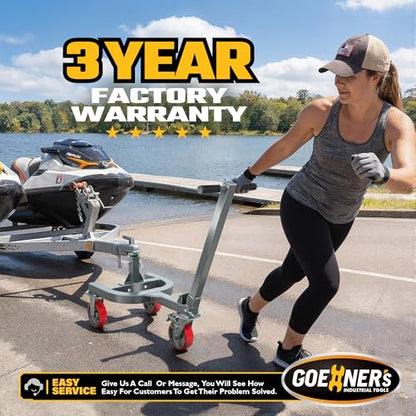 Trailer Dolly with 2" Ball, 5000 LBS Tongue Weight Heavy Duty