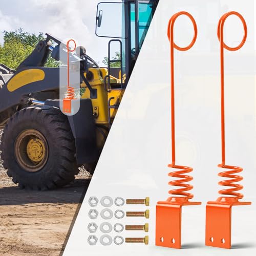 2PCS Hydraulic Hose Holder Tractor, 0.3" Thick Base Hydraulic Hose Saver - color: 2 PCS Orange