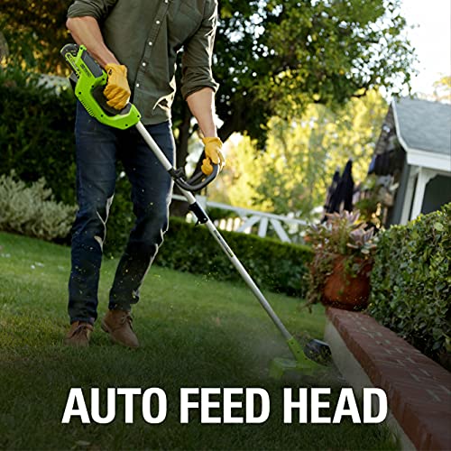 Greenworks 40V 12 in Cordless String Trimmer, 2.0 Ah Battery and Charger - size: 12" (Battery Included), style: String Trimmer