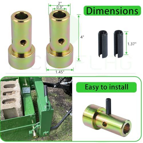 TK95029 Cat 1 Quick Hitch Adapter Bushings, Quick Hitch Bushings - color: 1xTK95029
