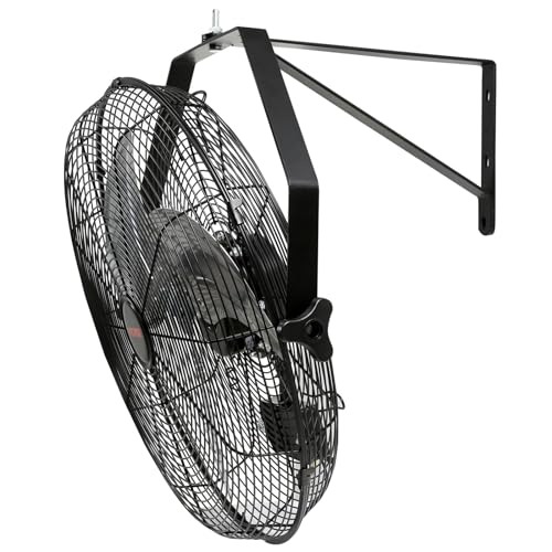VEVOR 18 Inch Wall Mount Fan, Waterproof, 3-Speed, 4000 CFM, 2 Pack - size: 18 Inch 2 Pack, style: Waterproof