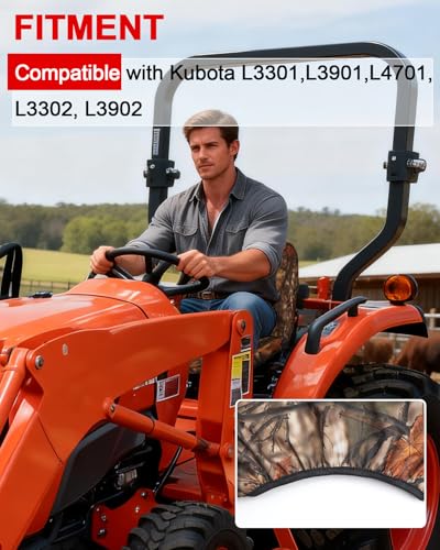 StarknightMT Tractor Seat Cover Waterproof Oxford Fabric Fast Install - color: Maple Leaf Camouflage