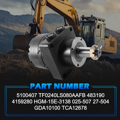 5100407 TF0240LS080AAFB Hydraulic Motor for Great Dane John Deere