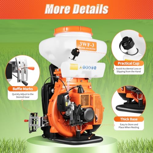 41.5cc Backpack Mosquito Sprayer,3.7Gal 2-Stroke Gas Outdoor Fogger