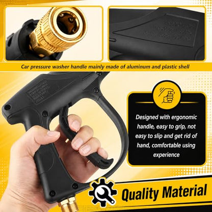 High-Pressure Car Short Pressure Washer Gun,Stubby Pressure Washer Gun