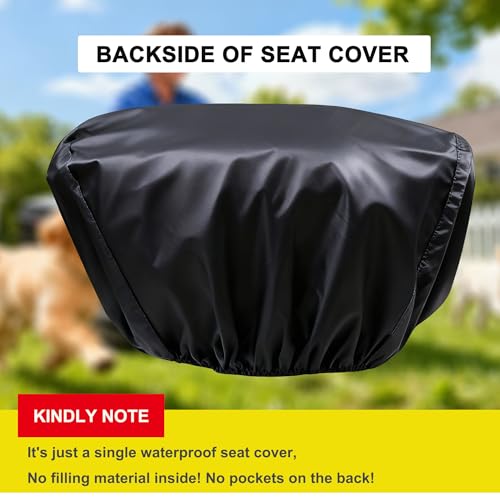 Waterproof Tractor Seat Cover,Riding Lawn Mower Seat Cover (Large) - size: Large