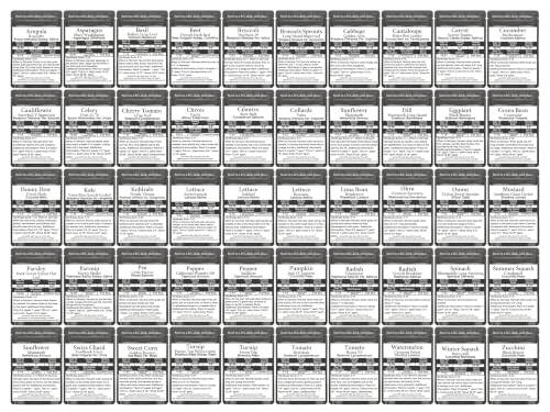 50,000+ Non-GMO Heirloom Seed Kit-50 Fruit & Vegetable Variety