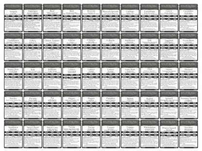 50,000+ Non-GMO Heirloom Seed Kit-50 Fruit & Vegetable Variety