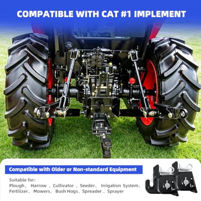 Cat 1 Tractor Easy Change Quick Hitch System for 3 Point Hitch Adapter