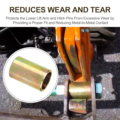 5Pcs 302910 Tractor Lower Lift Arm Bushing - Category II to I Hitch Adapter