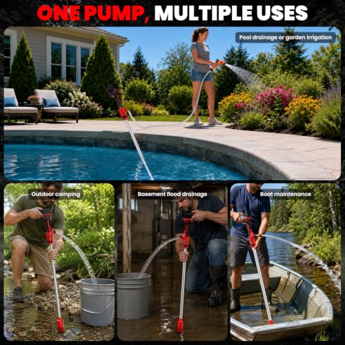 Cordless Stick Water Transfer Pump for Milwaukee 18V Batteries (Tool Only)