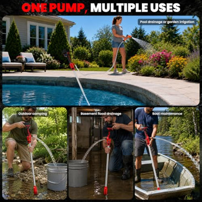 Cordless Stick Water Transfer Pump for Milwaukee 18V Batteries (Tool Only)