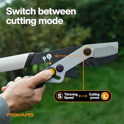 Fiskars 32" DualAction 2-in-1 Loppers, 2" Cut Capacity, Dual Cutting Modes - style: 32" 2-in-1 Bypass